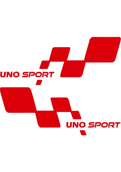 Uno Sport Sticker - Uno Sticker - Fiat Sticker - Kapı Altı Sticker - Oto Sticker - Araba Sticker