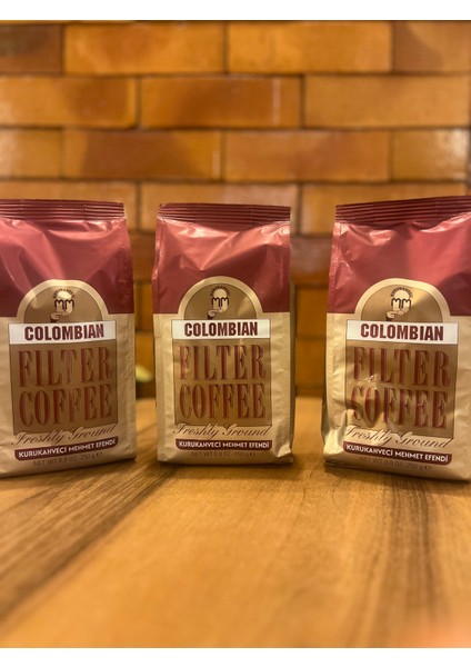 Colombıan Fıltre Kahve 250 gr x 3 Adet.