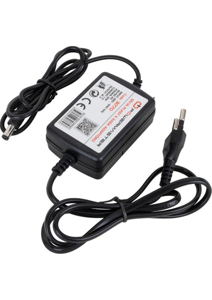 PM-31770 12 Volt - 1 Amper - 12 Watt 5.5*2.5 mm Uçlu Iki Ucu Kablolu Masaüstü Adaptör modelleri