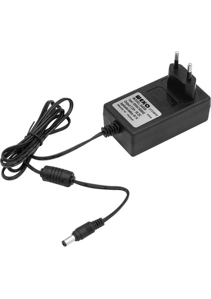 7.2 Volt - 1 Amper 5.5*2.5 Uçlu Kırmızı Yeşil Ledli Yerli Üretim Priz Tipi Şarj Adaptör (OUT:6V-1A)
