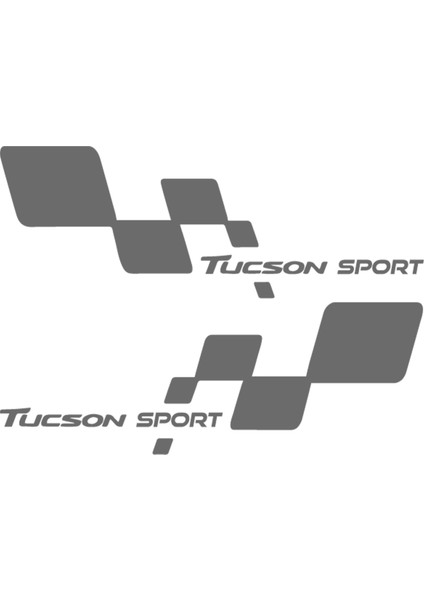(2 Adet)Tucson Sport Sticker - Tucson Sticker - Hyundai Sticker - Kapı Altı Sticker - Oto Sticker - Araba Sticker