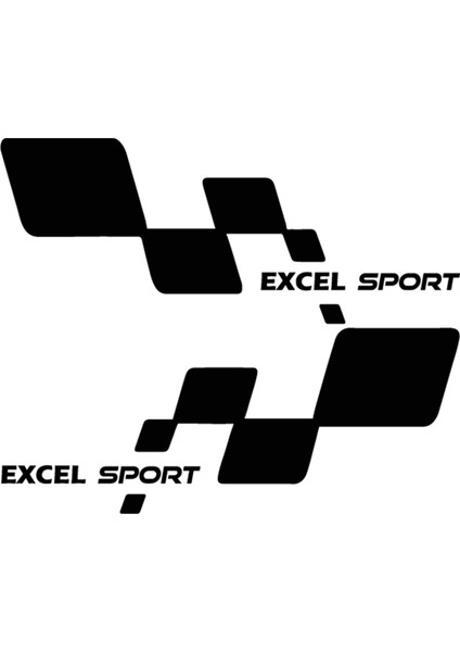 Excel Sport Sticker - Excel Sticker - Hyundai Sticker - Kapı Altı Sticker - Oto Sticker - Araba Sticker
