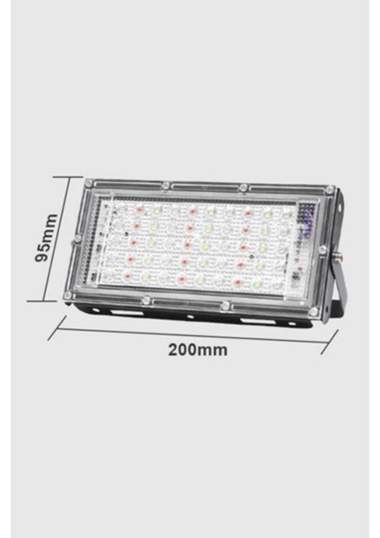 Dekor Işık Için Kumandalı Rgb Çok Renkli Dış Cephe LED Panel Işık Aydınlatma