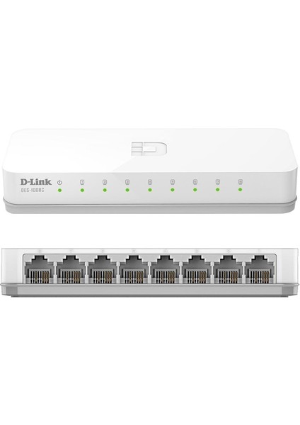 D-Lınk DES-1008C 8 Port 10/100 Mbps Ethernet Swıtch