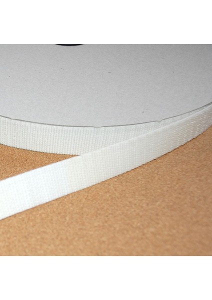 2 cm Eninde 25 Metre Dikilebilir Cırt Bant Şerit (Beyaz)