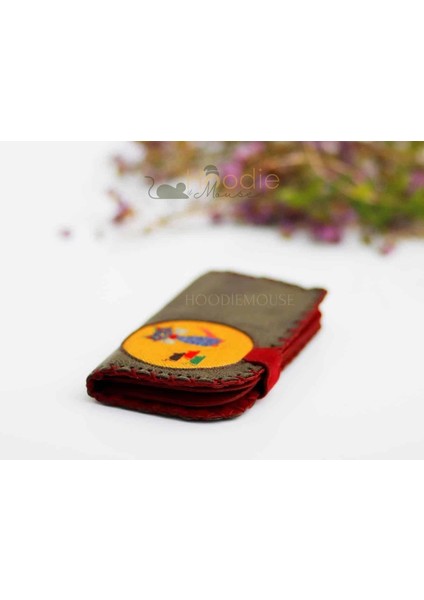 Kedi Fare Figürlü Büyük Cüzdan Etnik Bohem Retro Vintage Style - Yeşil modelleri