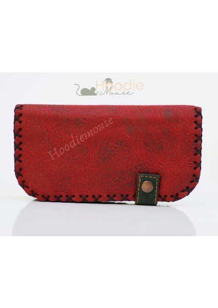 Cin Ayse Figürlü Büyük Cüzdan Etnik Bohem Retro Vintage Style - Bordo fırsatları