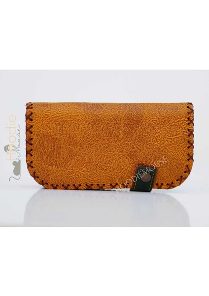 Kedi Balık Figürlü Büyük Cüzdan Etnik Bohem Retro Vintage Style - Hardal indirimleri