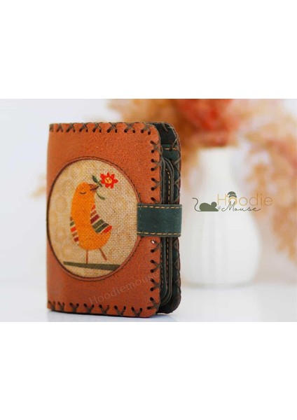 Kuş Figürlü Küçük Cüzdan Etnik Bohem Retro Style - TABA modelleri