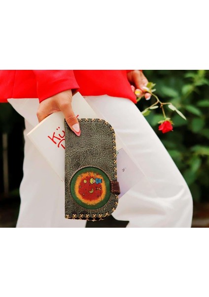Küçük Prens Figürlü Büyük Cüzdan Etnik Bohem Retro Vintage Style - Yesıl fiyatları
