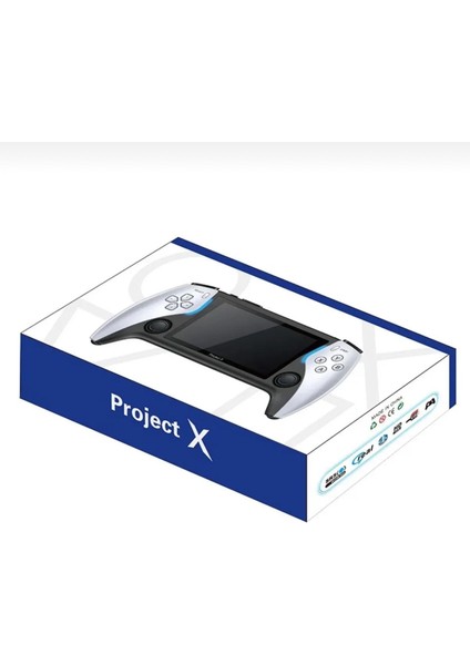 Project x 4.3inç IPS Hd Ekran Uyumlu 10000 Oyunlu HDMI Çikis Retro Arcade Oyun Konsolu 4K Hd