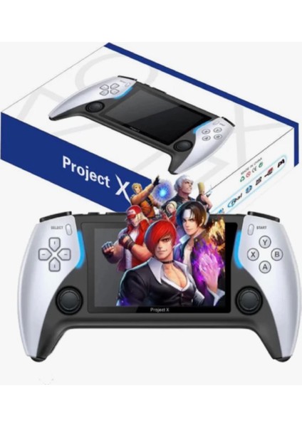 Project x 4.3inç IPS Hd Ekran Uyumlu 10000 Oyunlu HDMI Çikis Retro Arcade Oyun Konsolu 4K Hd