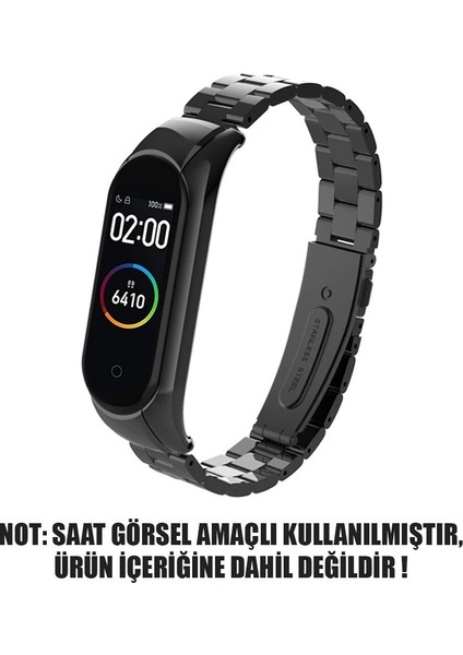 Xiaomi Mi Band 7 Uyumlu Paslanmaz Çelik Kordon