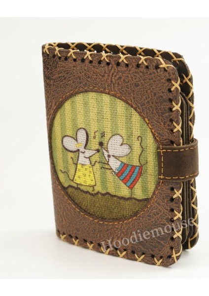 Dans Eden Fare Figürlü Küçük Cüzdan Etnik Bohem Retro Style - Kahverengi modelleri