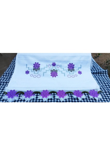 Güpürlü, Nakışlı El Havlusu 50X90 %100PAMUK
