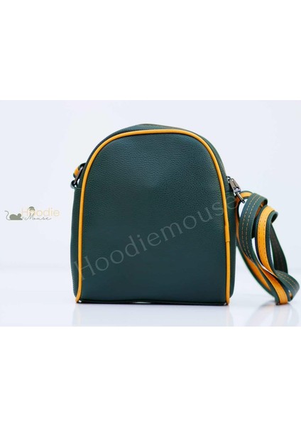 Kuş Figürlü Küçük Postacı Omuz Çantası Etnik Bohem Style - Yesil