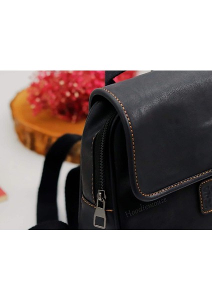 Köpek Figürlü Business Sırt Çantası Etnik Bohem Style - Sıyah fırsatları