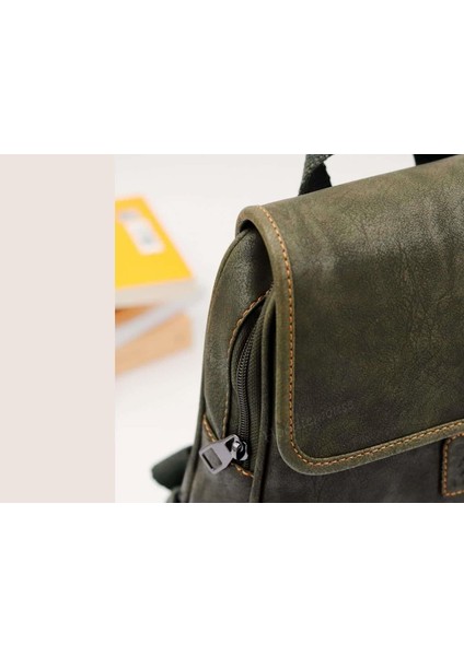 Baykuş Figürlü Business Sırt Çantası Etnik Bohem Style - Yesıl fiyatları