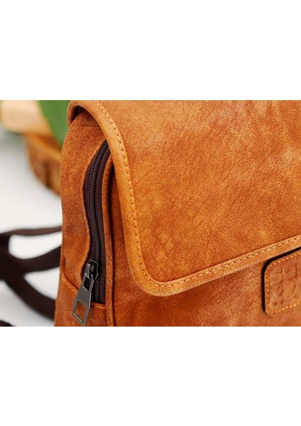 Dans Eden Fare Figürlü Business Sırt Çantası Etnik Bohem Style - Taba