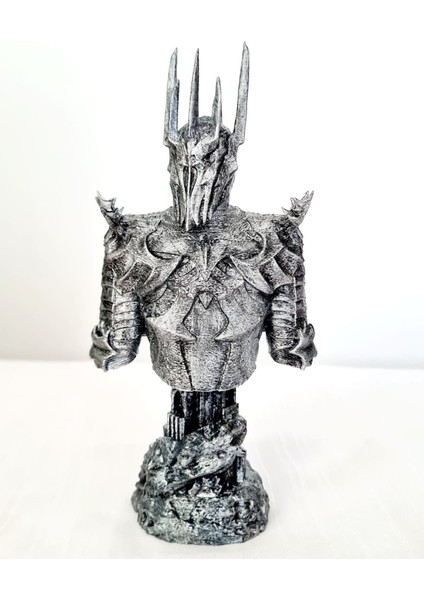 3D Sauron Büstü/yüzüklerin Efendisi/ Lord Of The RINGS/FIGÜR/18CM
