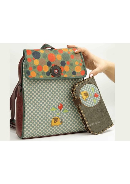 Fil Figürlü Kapaklı Sırt Çantası Etnik Bohem Style Cüzdan Kombin Çanta Bordo Cüzdan Yeşil indirimleri