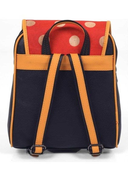 Frida Mavi Figürlü Kapaklı Sırt Çantası Etnik Bohem Style - Siyah fiyatları