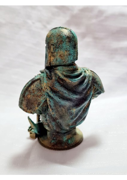 3D Mandalorian/ Mando Büst Figür/star WARS/10CM/PAS Efektli