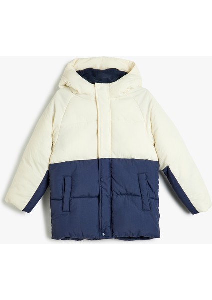 Şişme Mont Kapşonlu Cep Detaylı Rüzgar Kapaklı modelleri