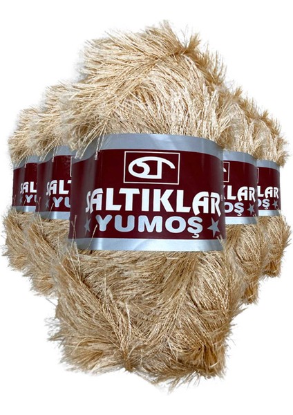 5 Adet Yumoş Sakallı El Örgü Ipi Yünü 100