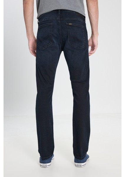 Luke Slim Fit Dar Kesim Normal Bel Dar Paça Koyu Mavi Jean Denim Pantolon fırsatları