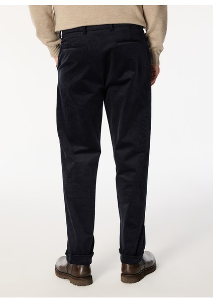Orta Bel Normal Paça Slim Fit Lacivert Erkek Pantolon AU-7390Q Pants Woven fırsatları