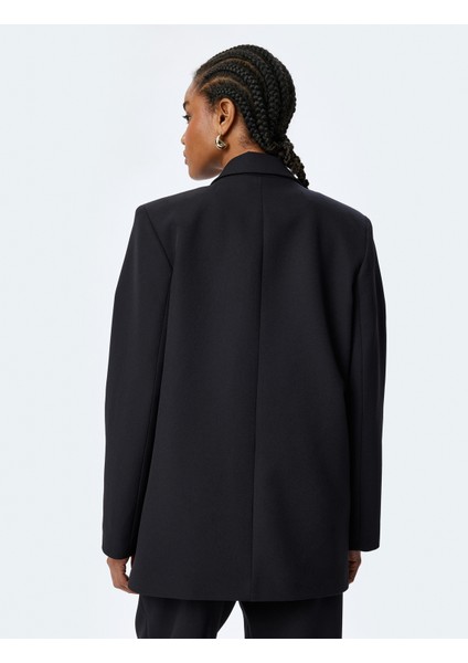 Aksesuar Detaylı Kruvaze Oversize Blazer Ceket fırsatları