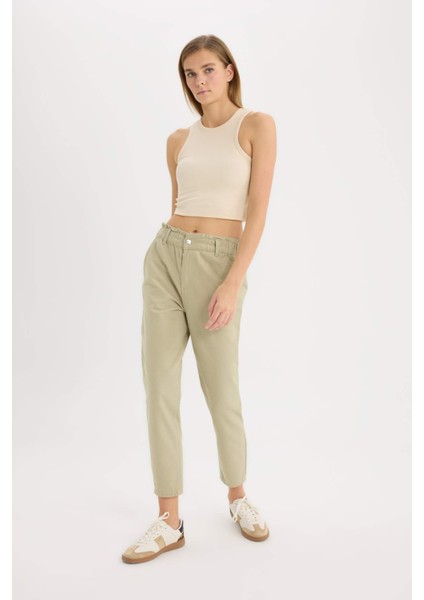 Paperbag Gabardin Kumaş Pantolon Standart Paça Cepli S2790AZ25SP fiyatları