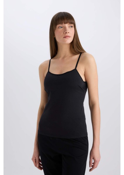 Regular Fit Pamuklu Atlet-Fall in Love N6090AZ25SP