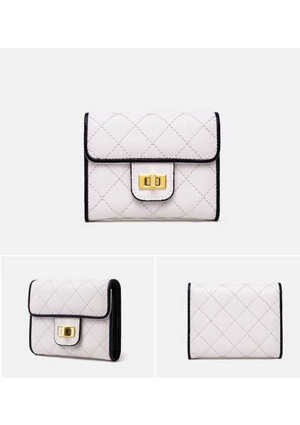 Modaya Uygun Bozuk Para Cüzdanı Kart Tutucu Basit Çoklu Kart Yuvası Çantası (Yurt Dışından) fiyatları