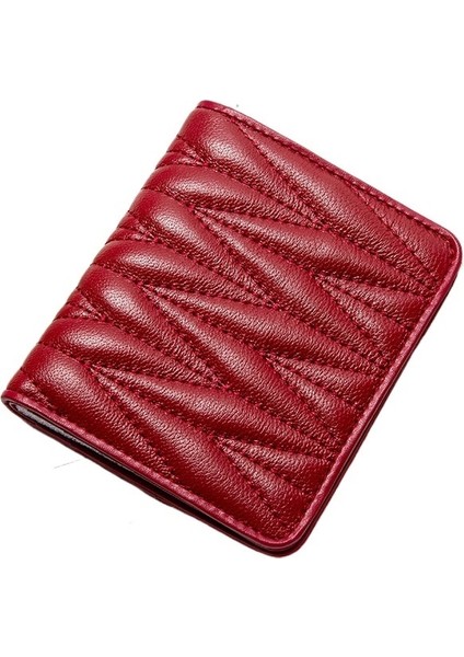 Kartlıklı Cüzdan Kadın Koyun Derisi Cüzdan (Yurt Dışından)