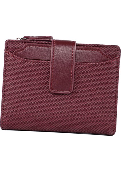 Kadınlar Için Küçük Cüzdan Bifold Şlık Partisi Için Şık Cüzdan Kırmızı (Yurt Dışından)
