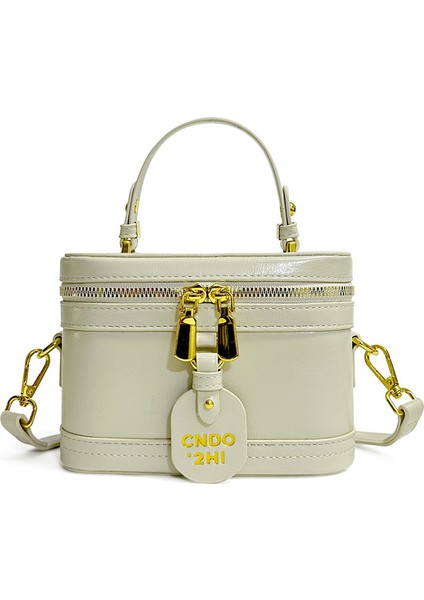 Niş Moda Zarif El Taşıma Kutusu Çanta Retro Yüz Eşleşen Omuz Kıdemli Crossbody Küçük Kare Çanta (Yurt Dışından)
