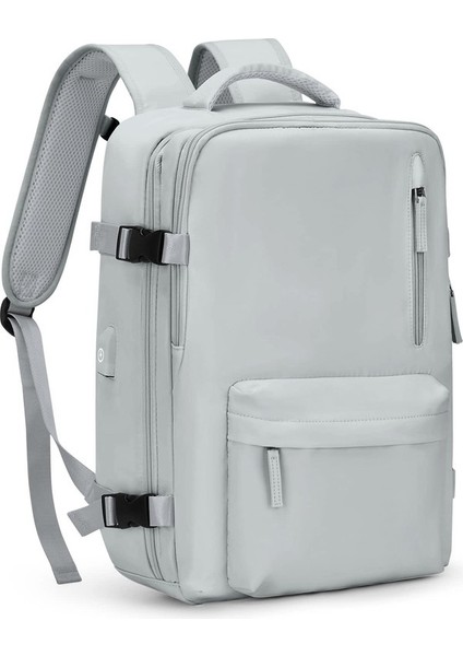 Kadın Büyük Kapasiteli Çok Fonksiyonlu Sırt Çantası - Açık Mor (Yurt Dışından)