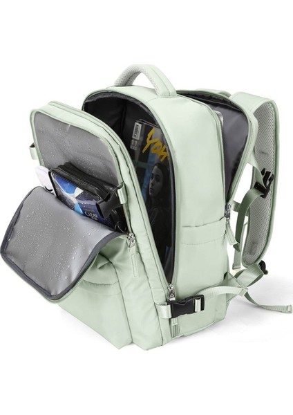 Kadın Büyük Kapasiteli Çok Fonksiyonlu Sırt Çantası - Açık Mor (Yurt Dışından)