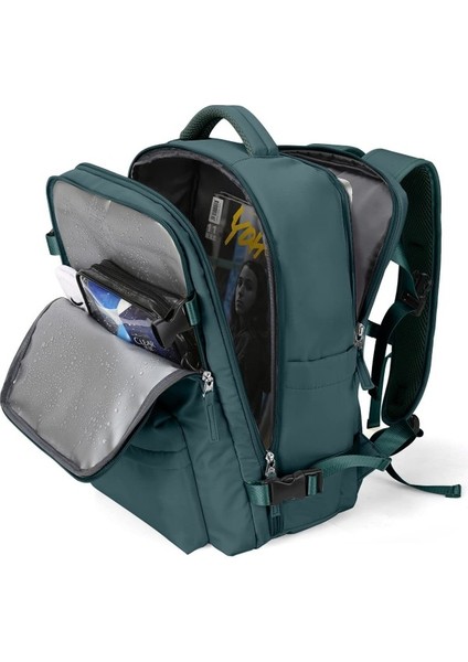 Kadın Büyük Kapasiteli Çok Fonksiyonlu Sırt Çantası - Açık Mor (Yurt Dışından)