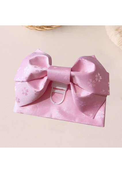 Kimono Obi Jakarlı Önceden Bağlanmış Fiyonklu Bel Kuşağı - (Yurt Dışından) modelleri