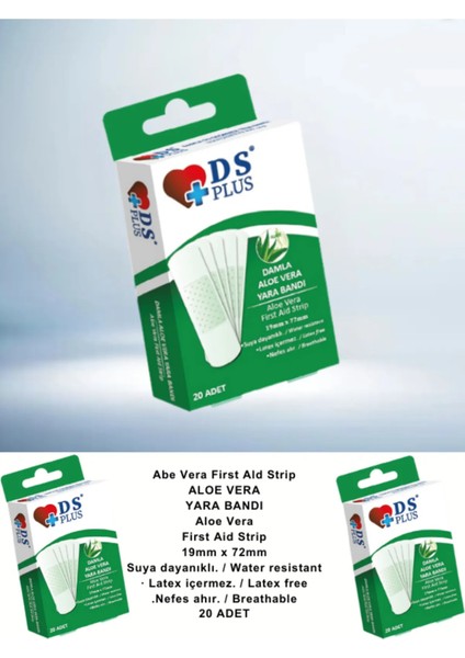 Bandı Renkli Colored First Aid Strip Suya Dayanıklı