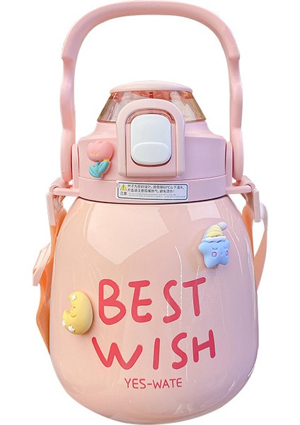 Büyük Kapasiteli 316 Paslanmaz Çelik Taşınabilir Pot Göbek Termos Bardak (Yurt Dışından)