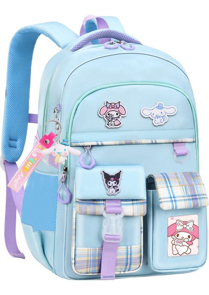 İlkokul Öğrencisi Okul Çantası Kadın 1-3-6-9 Sınıf Karikatür Sevimli Çocuk Sırt Çantası Hafif Yük Azaltıcı Çanta (Yurt Dışından)