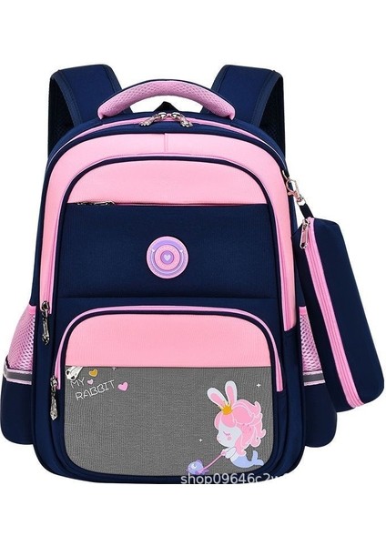 1-3-6. Sınıf Kızlar Için İlkokul Öğrencilerine Yönelik Okul Çantaları, Erkek Çocukların Yükünü Azaltan, Omurgayı Koruyan, Su Geçirmez, Büyük Kapasiteli Sırt Çantası (Yurt Dışından)