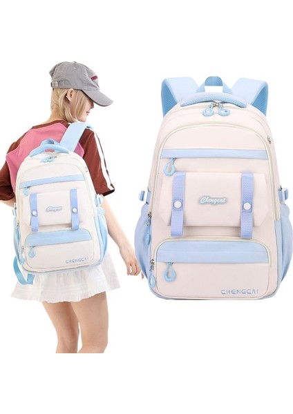 İlkokul Çocukları Için Okul Çantaları, Kız Çocukları Için Sırt Çantaları, Su Geçirmez Oxford Kumaştan Yükü Azaltan Kız Çocukları Için Sırt Çantaları (Yurt Dışından)