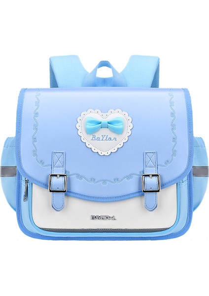 Okul Çantası İlkokul Kız Yatay Versiyon Birinci, Ikinci, Üçüncü Ila Altıncı Sınıf Çocuk Sırt Çantası Yükü Azaltmak Ve Omurgayı Korumak Için, Çift Omuz Askıları Süper Hafif (Yurt Dışından)