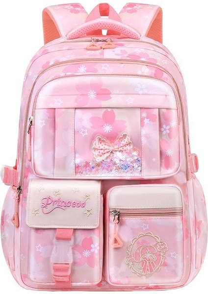 İlkokul Öğrencileri Için Yeni Okul Çantası, 1-3-6. Sınıf Kızlar Için, Hafif Omuz Pedleri, Tatlı Kızlara Özgü Büyük Kapasiteli Sırt Çantası (Yurt Dışından)