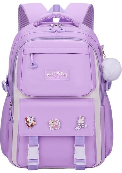 Bayan Ortaokul Ve Lise Öğrencisi Okul Çantaları 1-3-6-9-12 Yaş Geniş Kapasiteli Omurga Korumalı Çocuk Sırt Çantası (Yurt Dışından)